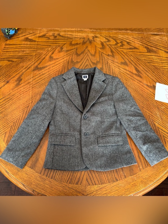Janie and Jack Other - Janie and Jack boys wool gray blazer sz 6